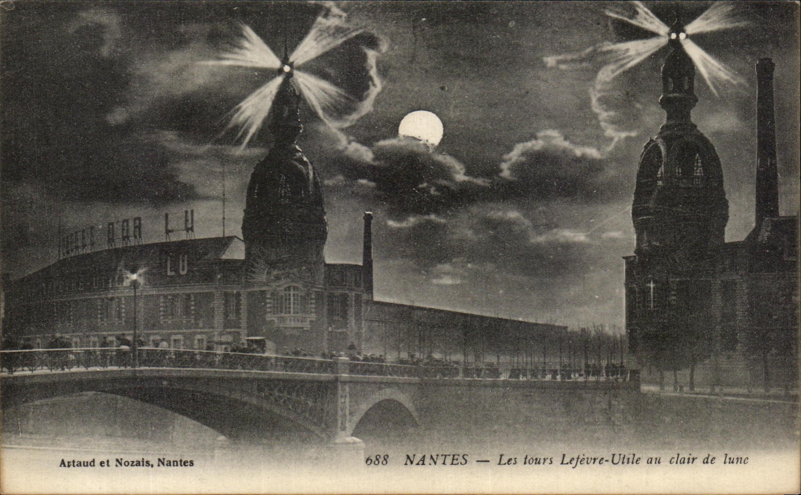 CPA Nantes the Lefevre turns Useful for the Moonlight