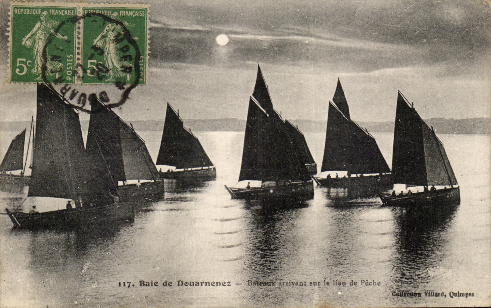 CPA Bay De Douarnenez Incoming vessels On the place of sin