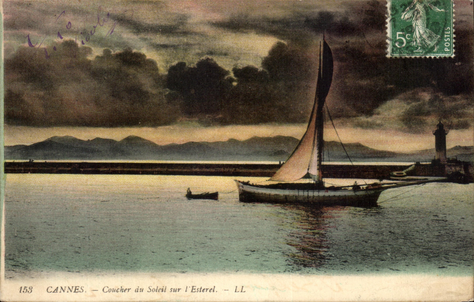 CPA Cannes To lay down Sun On Esterel Boat