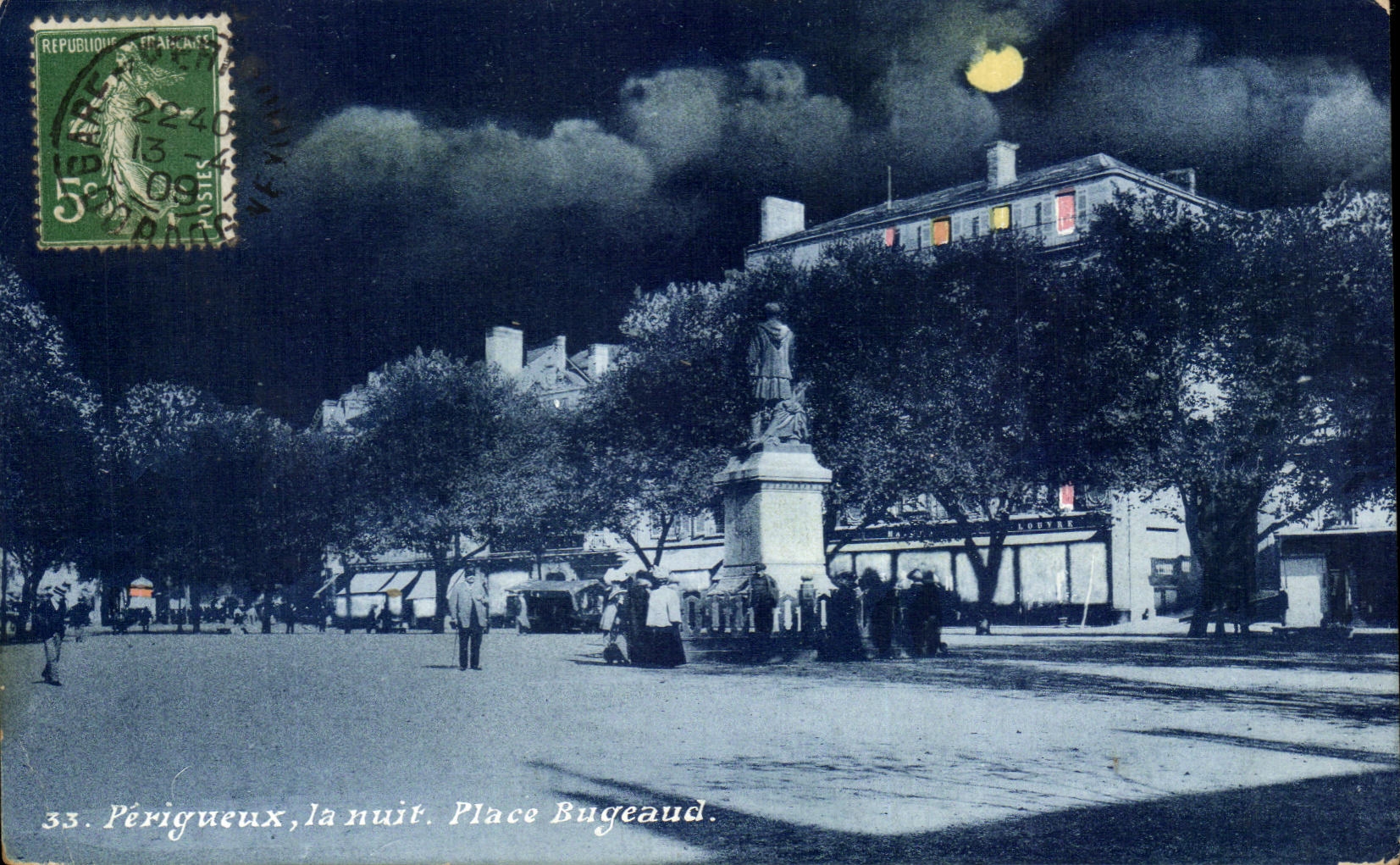 CPA Perigueux La Harms Bugeaud Place