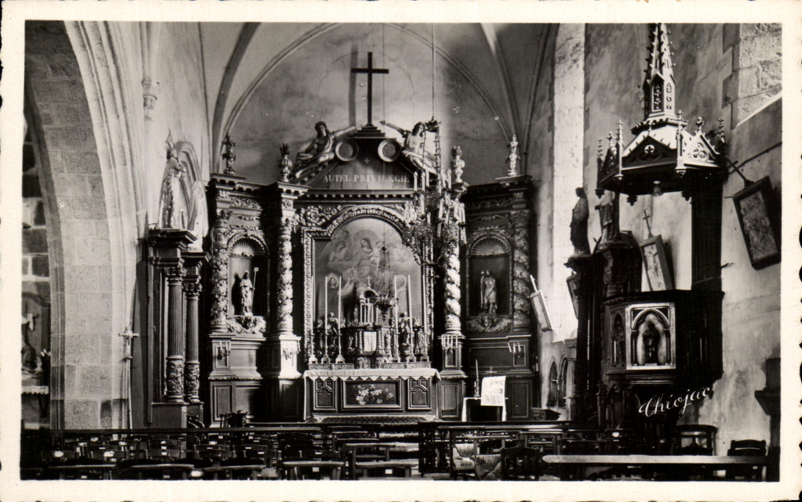 CPSM Interior Bonnat of the Church