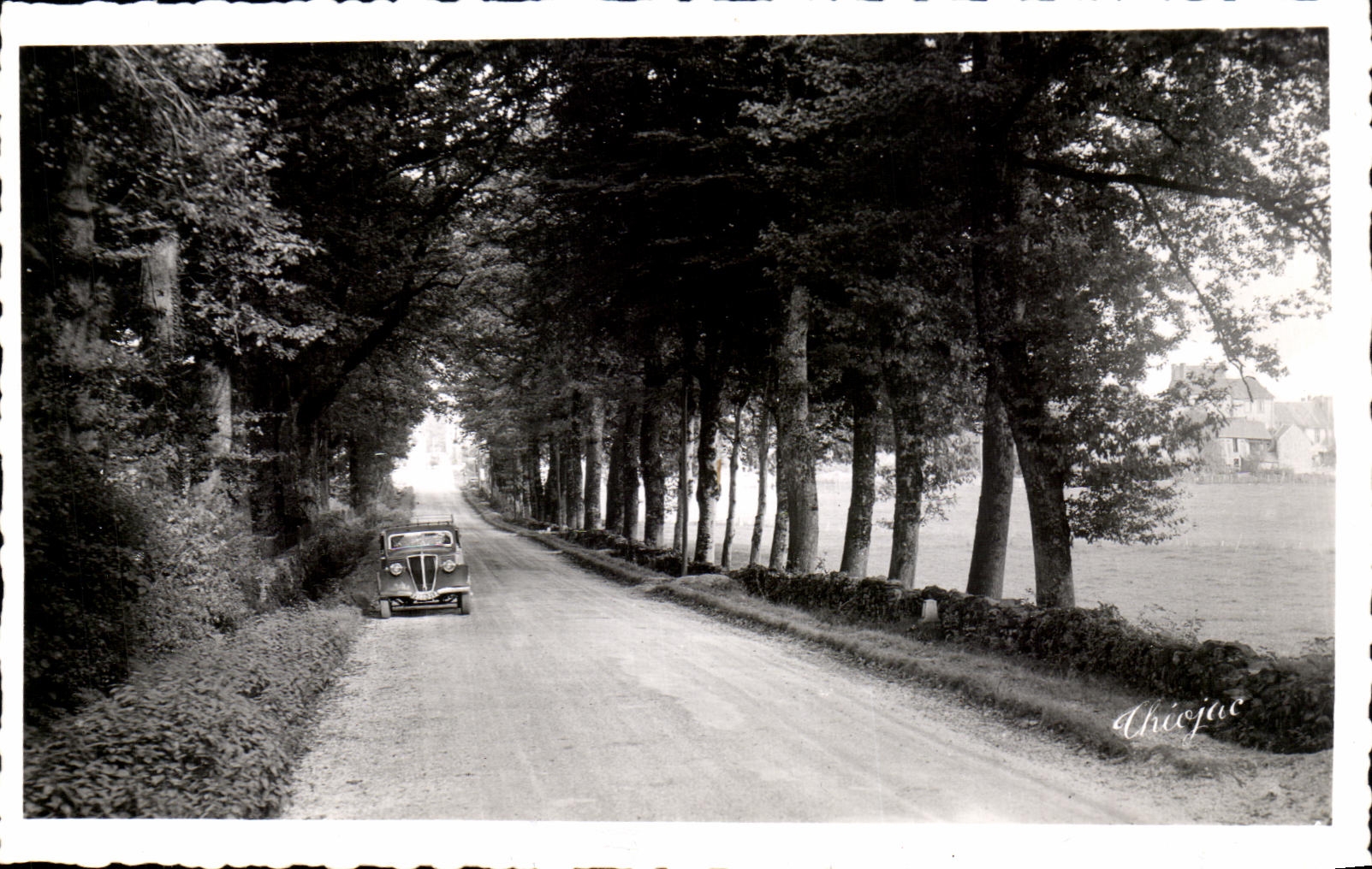 CPSM La Jonchere Route de Limoges