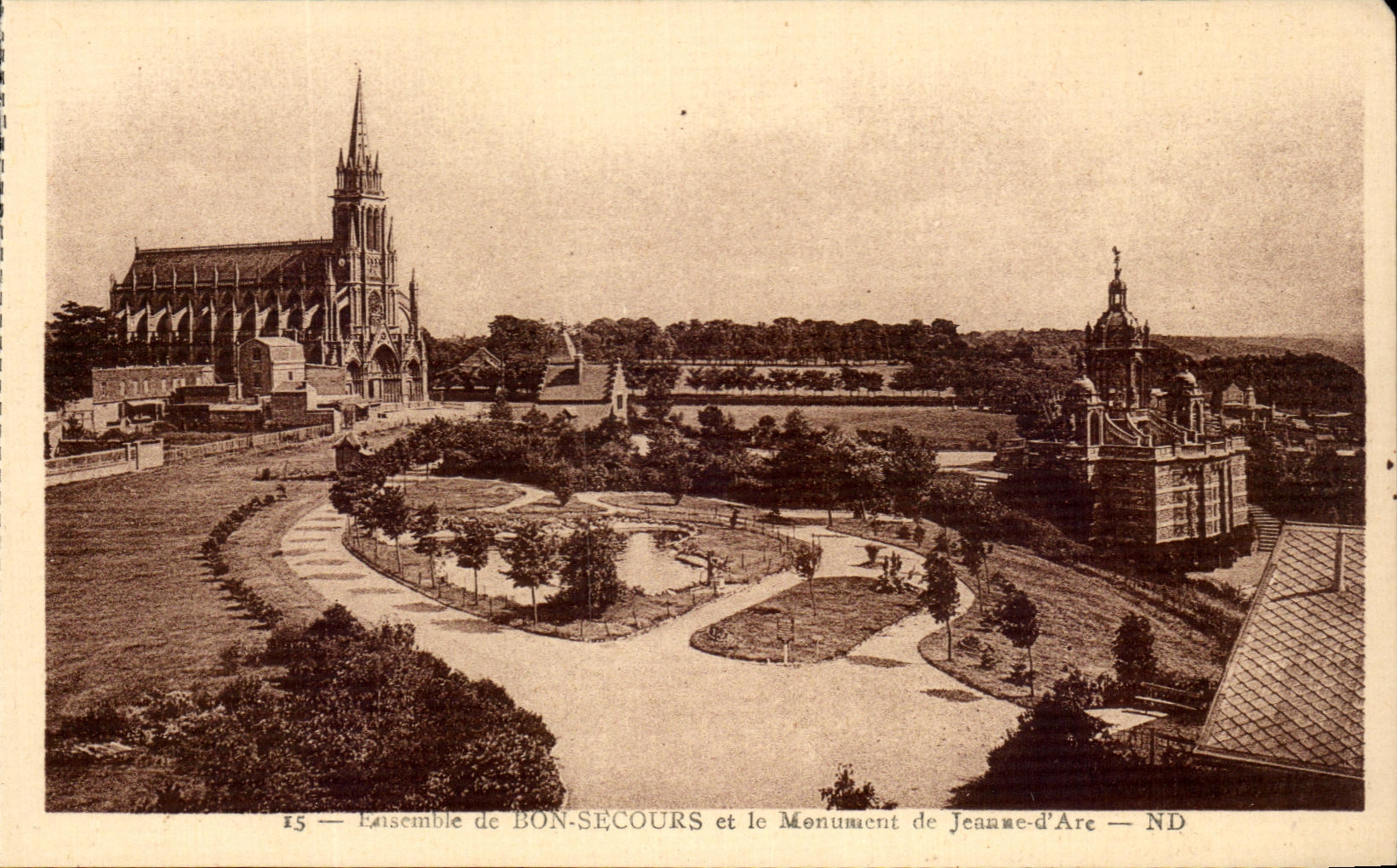 CPA Good Help and the Monument of Jeanne of arc