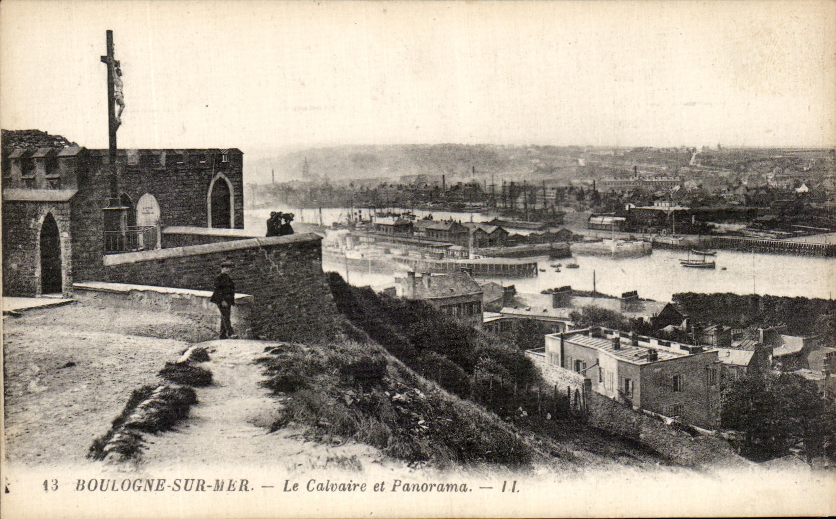 CPA Boulogne On Sea the Martyrdom and Panorama