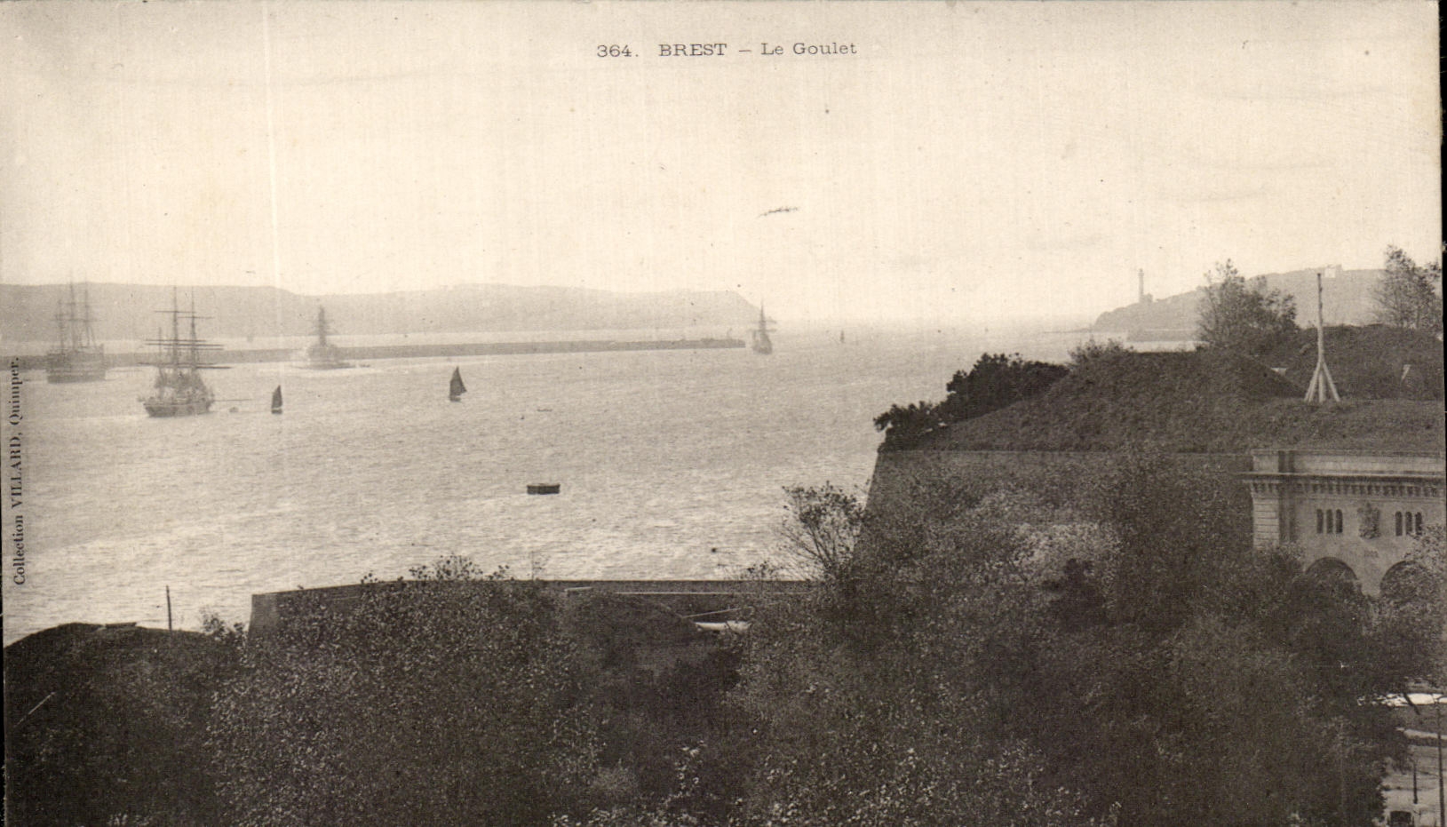 CPA Brest Le Goulet Bateaux