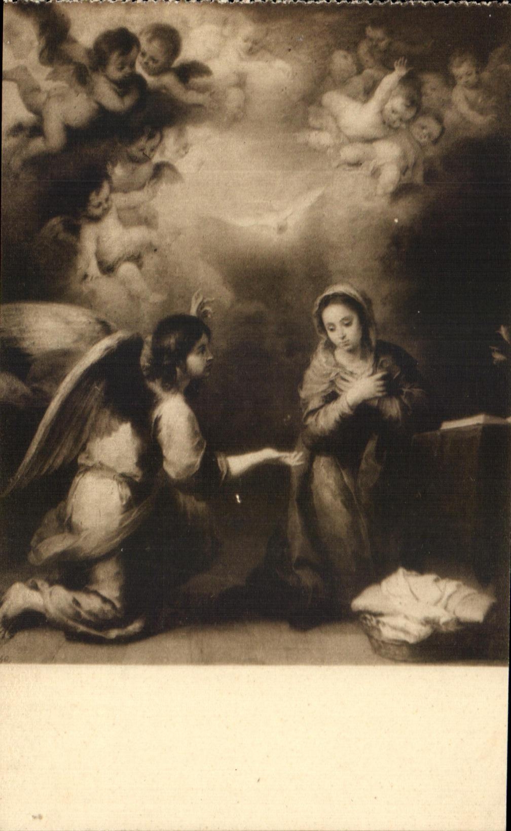 CPA Anunciacion Murillo Museo Del Prado Madrid