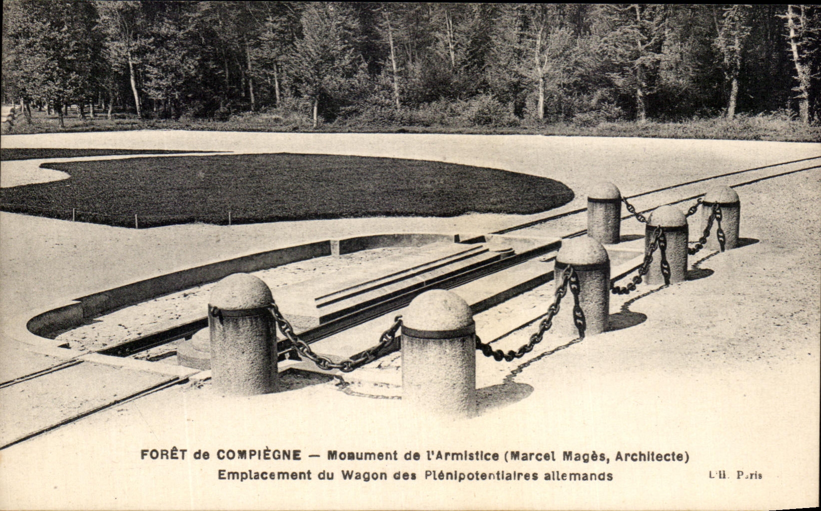CPA Forte De Compiegne Monument De l'Armistice Militaria