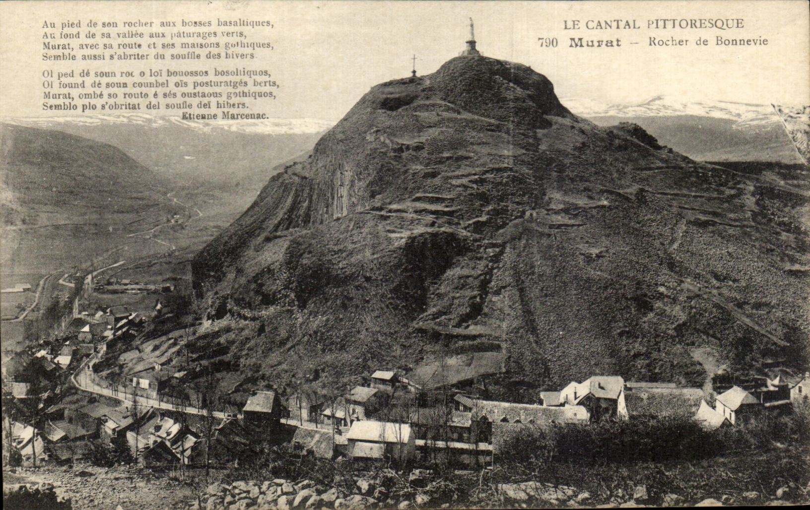 CPA Le Cantal Pittoresque Murat Rocher de Bonnevie