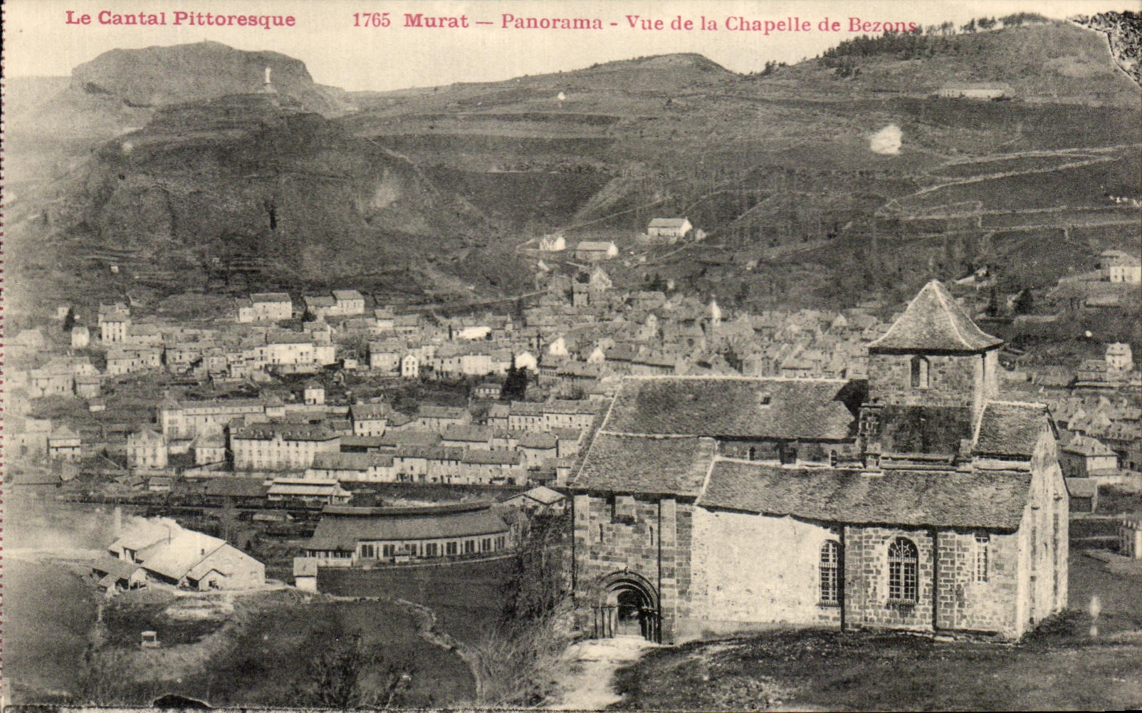 CPA Le Cantal Pittoresque Murat Vue Panoramique Vue de la Chapelle de Bezons