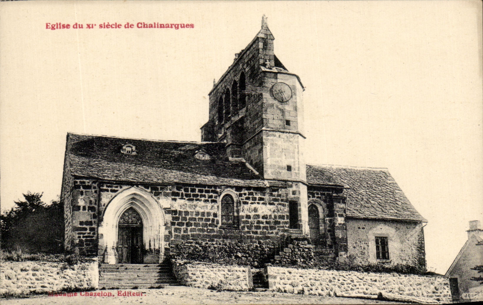 CPA Eglise du 11eme Siecle de Chalinargues