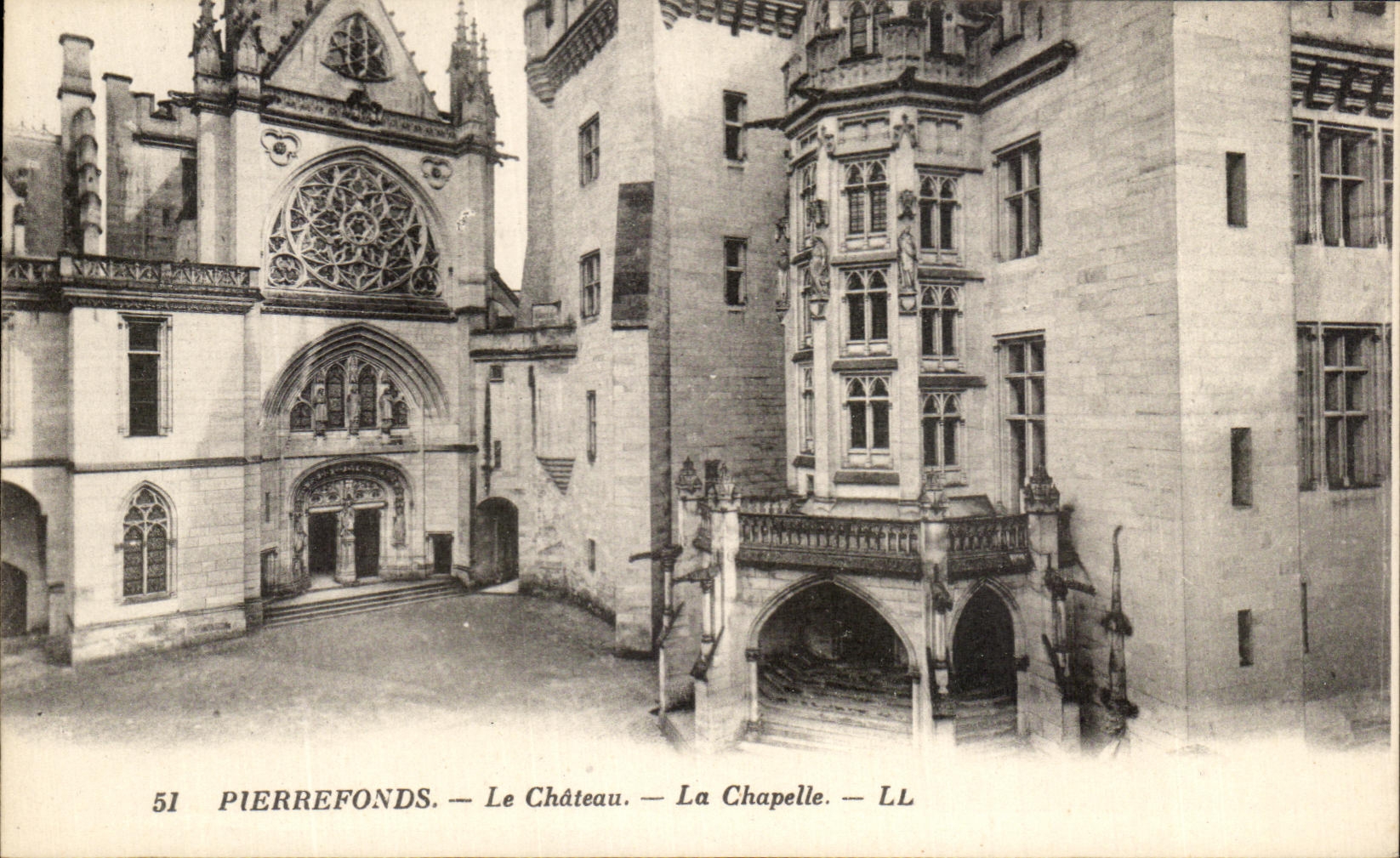 Camara acorazada del La del castillo frances de CPA Pierrefonds