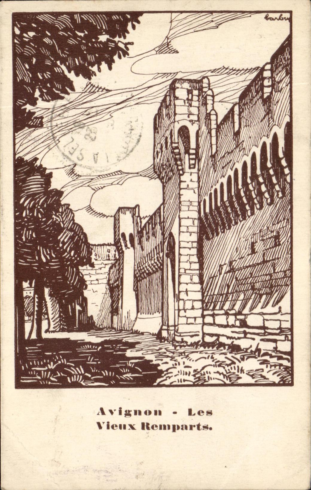 Paredes viejas de CPA Avignon