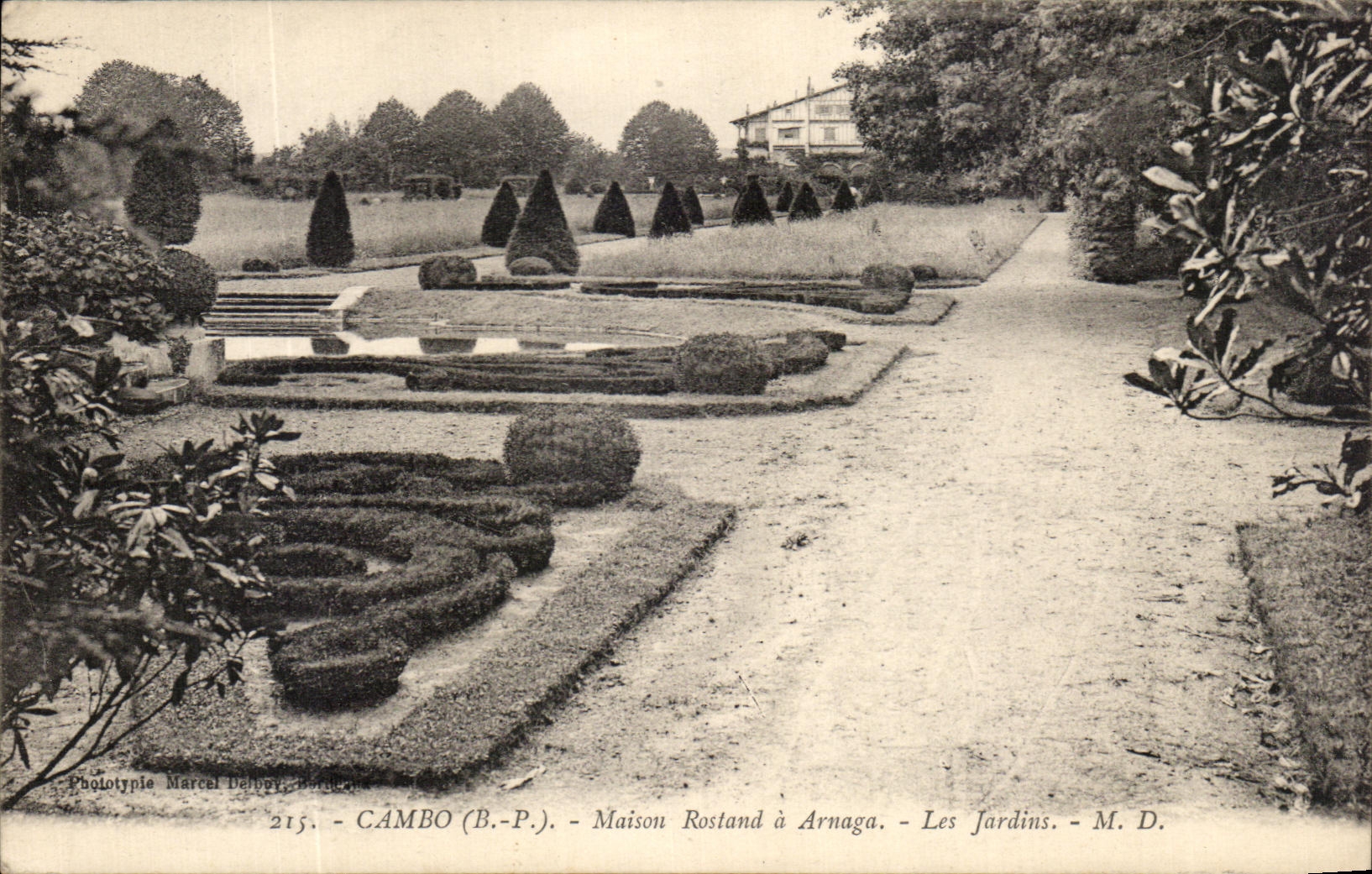 CPA Cambo Maison Rostand has Arnaga the Gardens