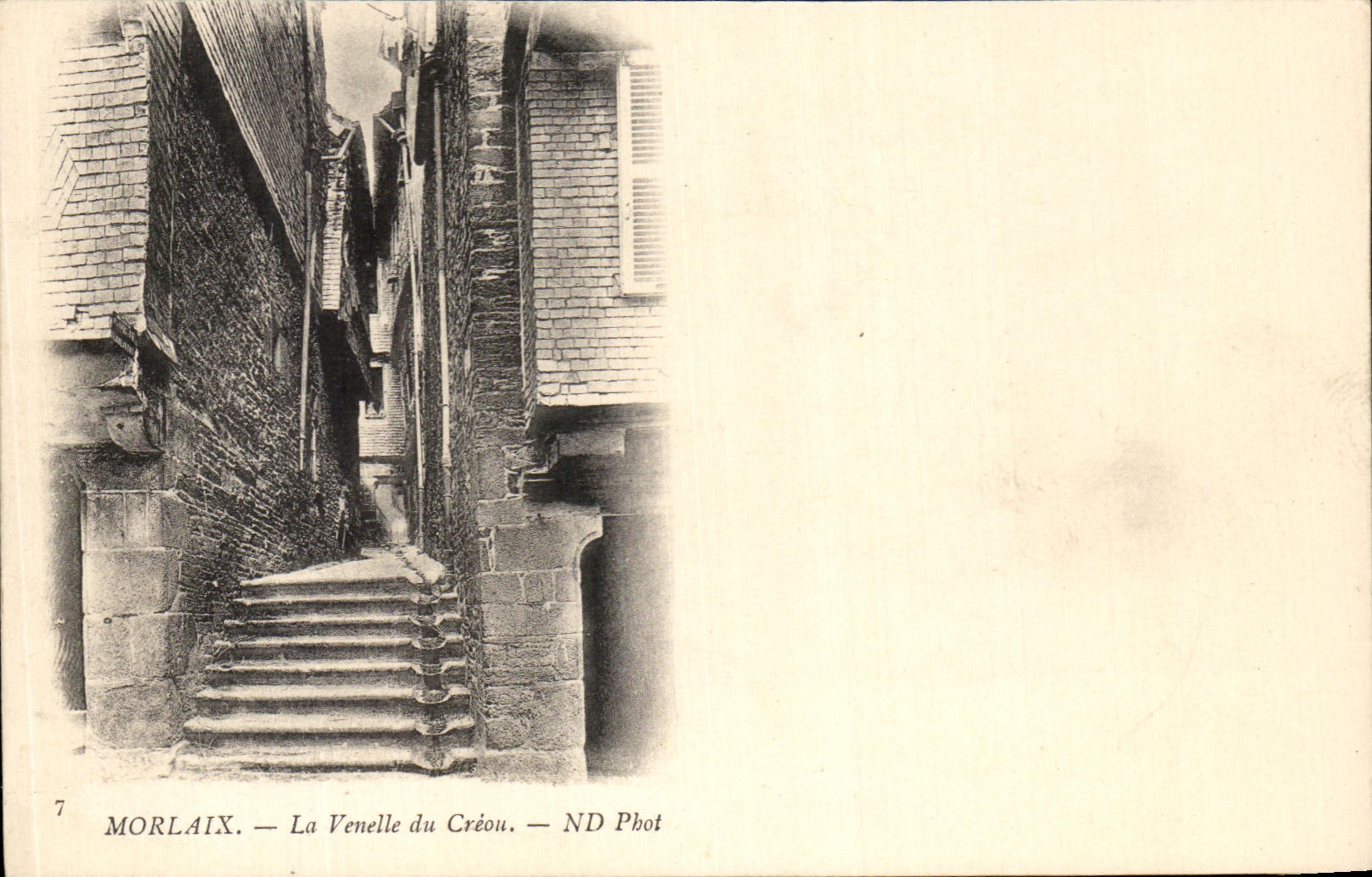 CPA Morlaix La Venelle du Creou
