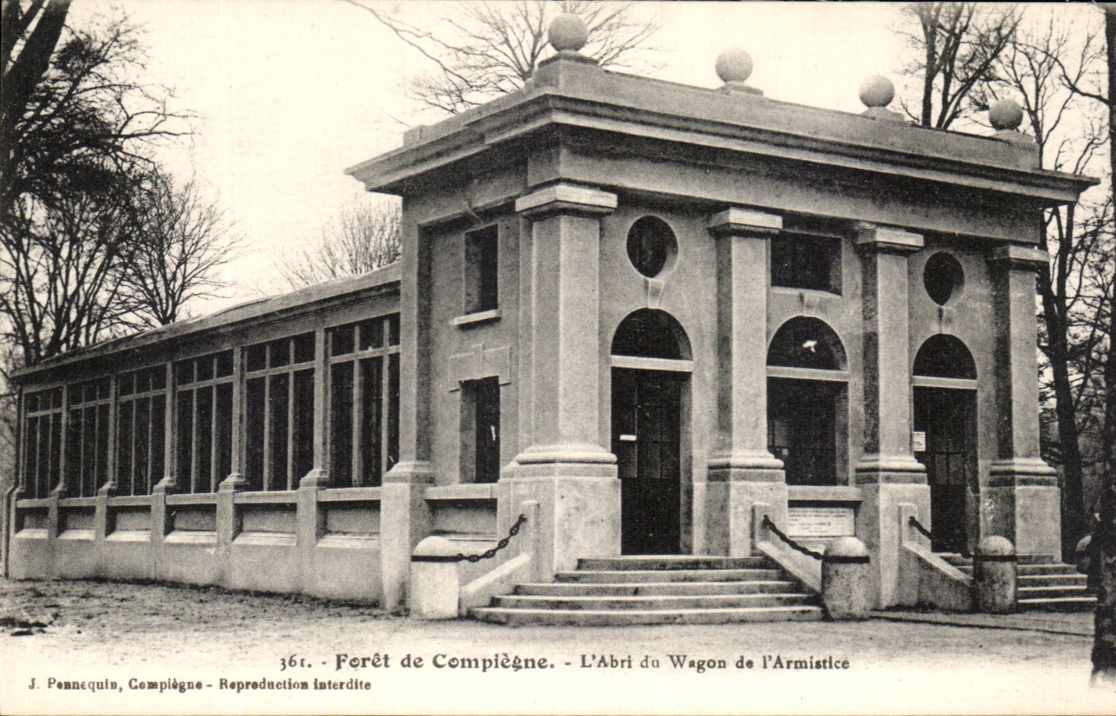 CPA Foret De Compiegne L'Abri du Wagon l'Armistice Militaria