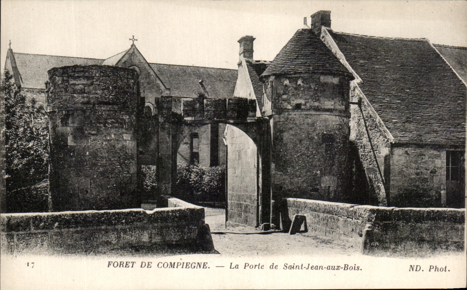 CPA Foret de Compiegne La Porte de Saint Jean aux Bois