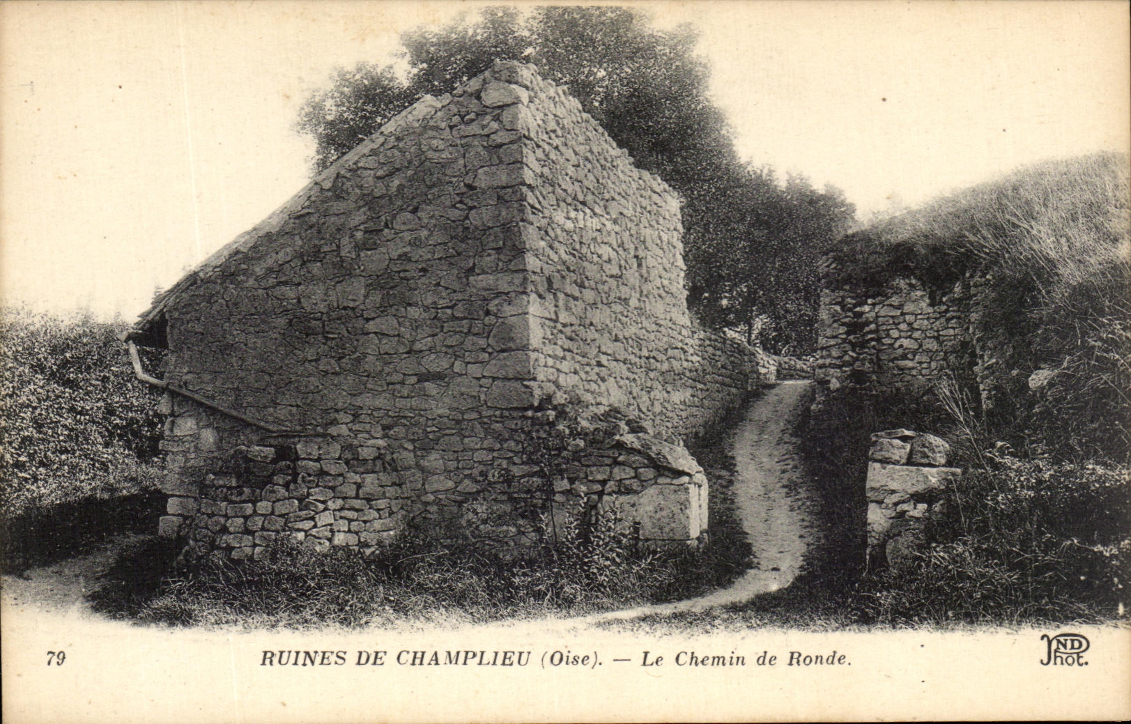 CPA arruina a De Champlieu la manera cubierta