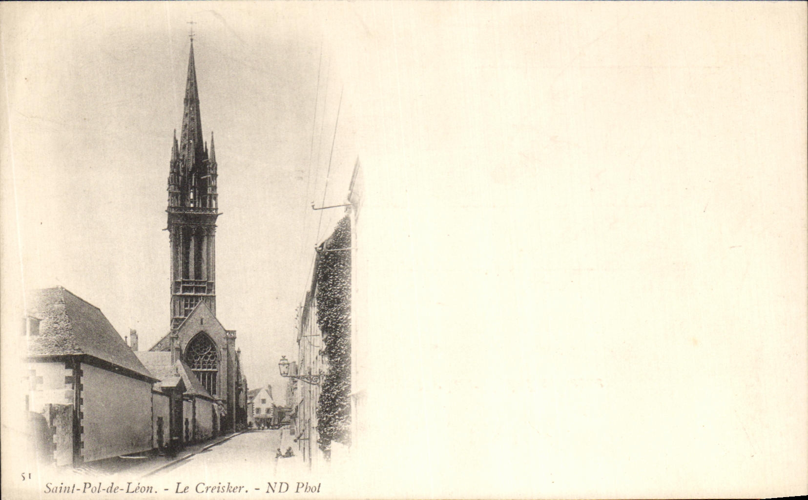 CPA Saint pol of Leon Creisker