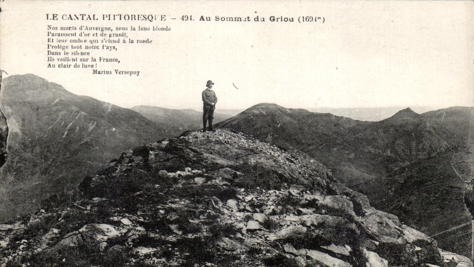 CPA Le Cantal Pittoresque au Sommet du griou