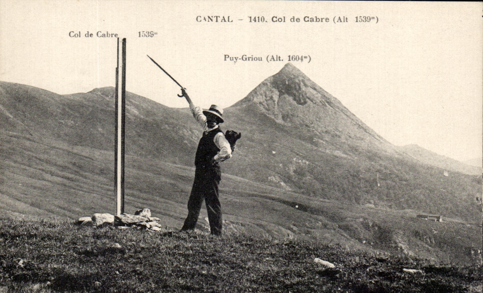 CPA Cantal Col De Cabre Puy Girou
