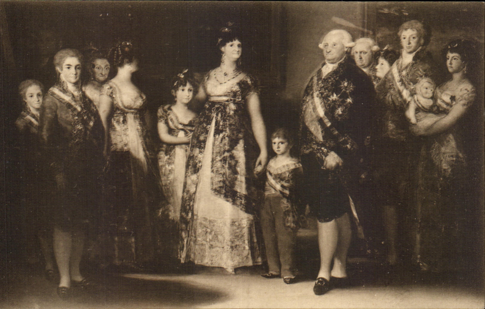 CPA La famille de Carlos IV Goya Museo del Prado Madrid