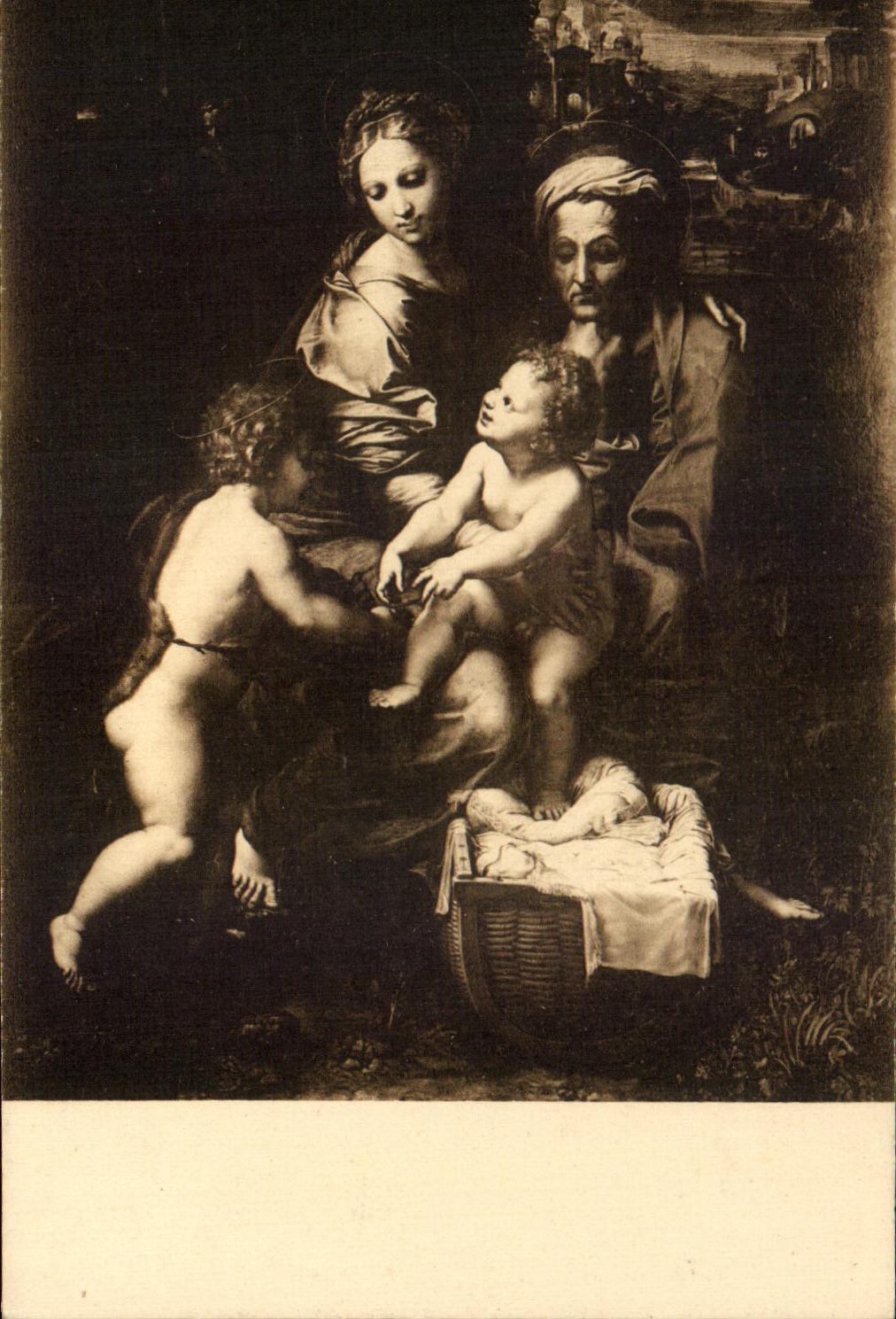 CPA Crowned Familia Of Perla Rafael De Ursino Museo Del Prado Madrid