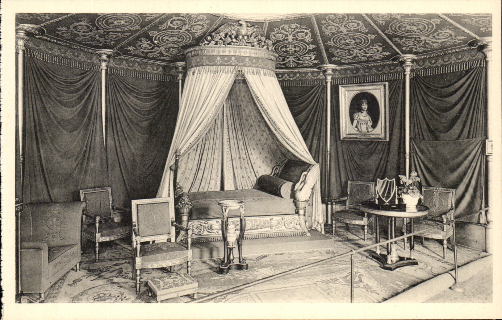 CPA Malmaison Chambre De L'imperatrice Josephine