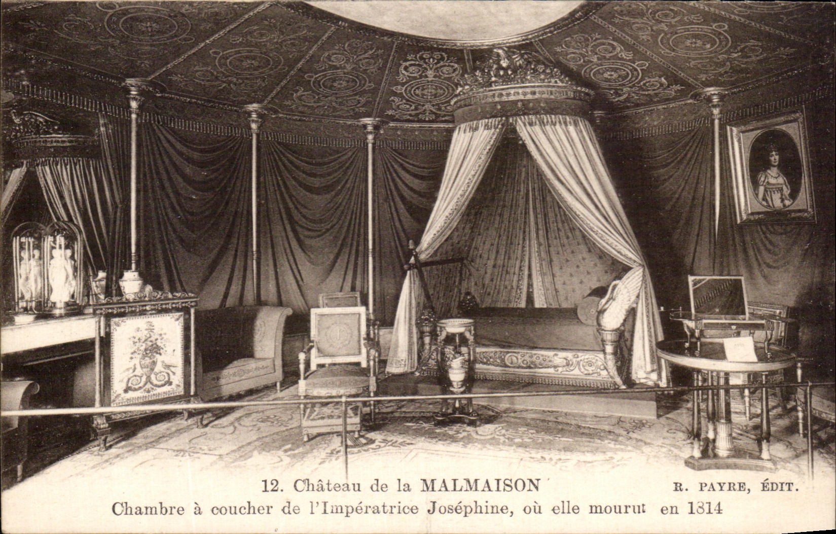 CPA Chateau de la Malmaison Chambre a coucher de l'Imperatrice Josephine