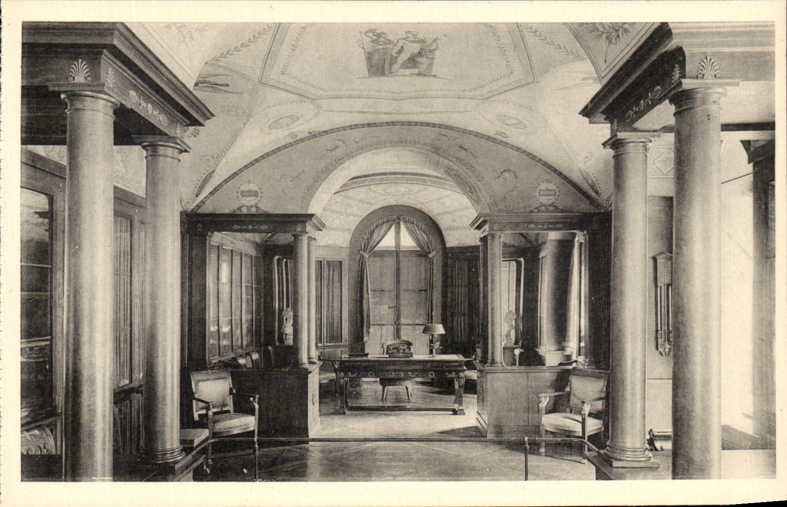 CPA Malmaison Bibliotheque De Napoleon 1er