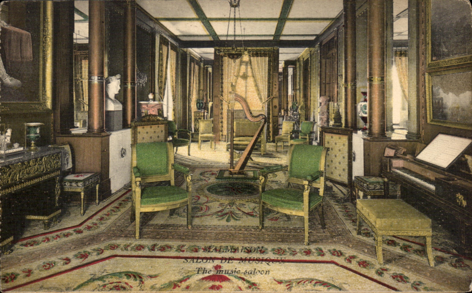 CPA Malmaison Salon De Musique