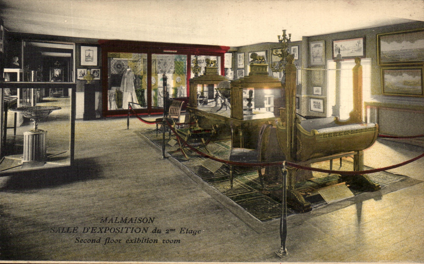 CPA Malmaison Salle D'Exposition Du 2eme Etage 