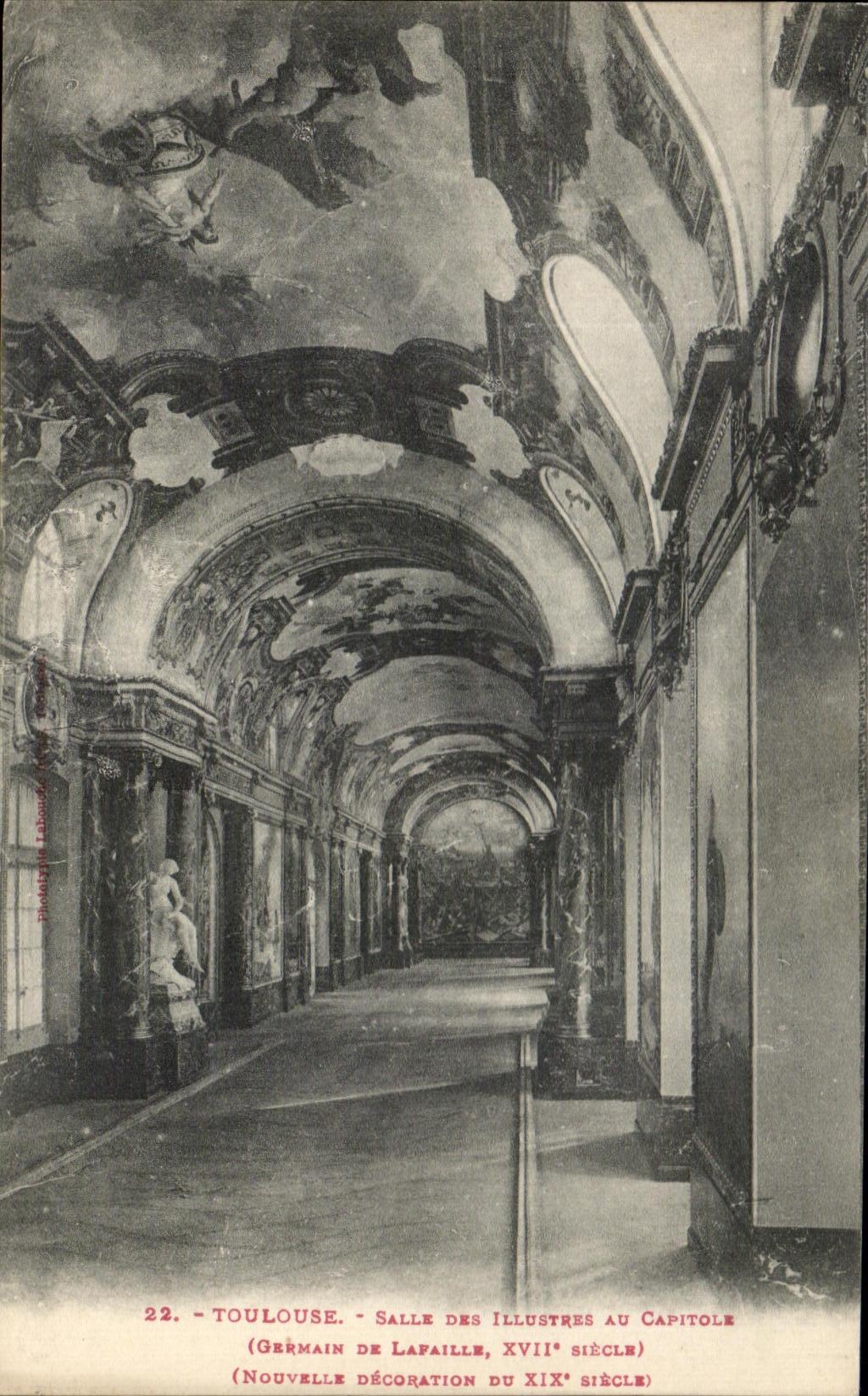 Sitio de CPA Toulouse de famoso en Capitole aleman del lafaille