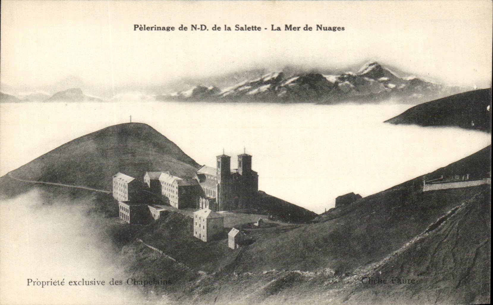 CPA Pilgrimage Of Salette La Sea of Clouds