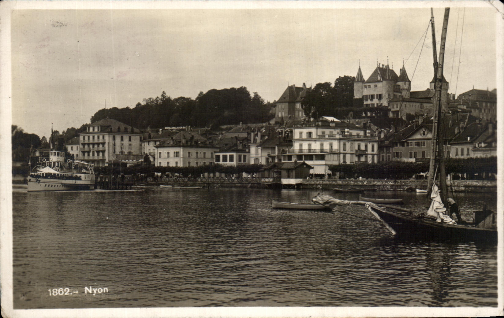 CPA Nyon Bateau