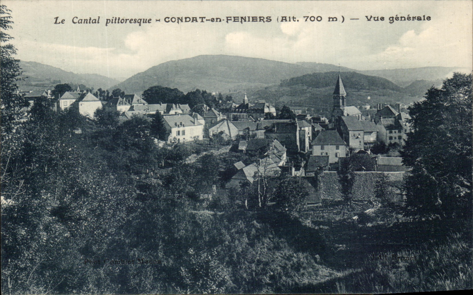 CPA the Cantal pillustre Condat in Feniers View