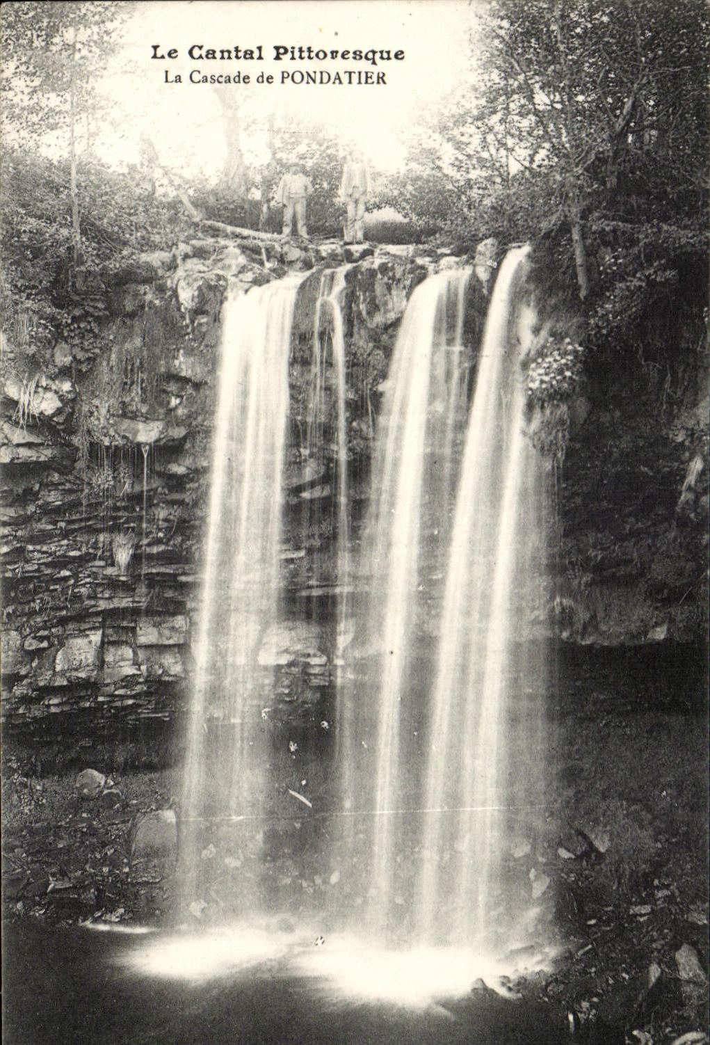 CPA Le Cantal Pittoresque La Cascade De Pondatier