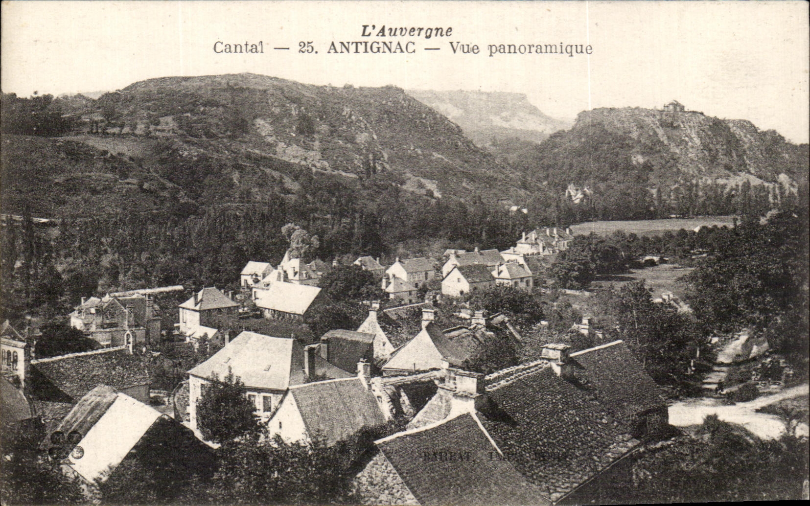 CPA L'Auvergne Antignac Vue Panoramique