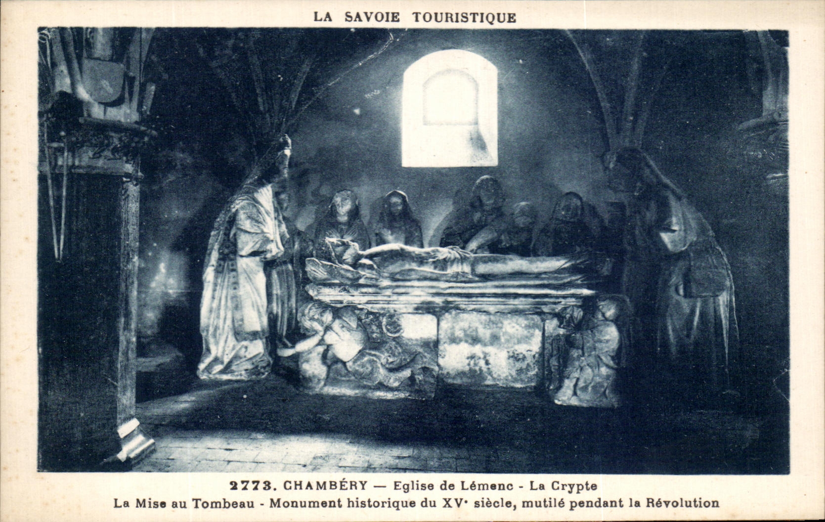 CPA Chambery Eglise de Lemenc La Crypte La Mise au Tombeau