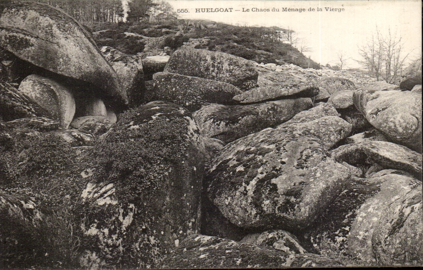 CPA Huelgoat the Chaos of the Household of the Virgin