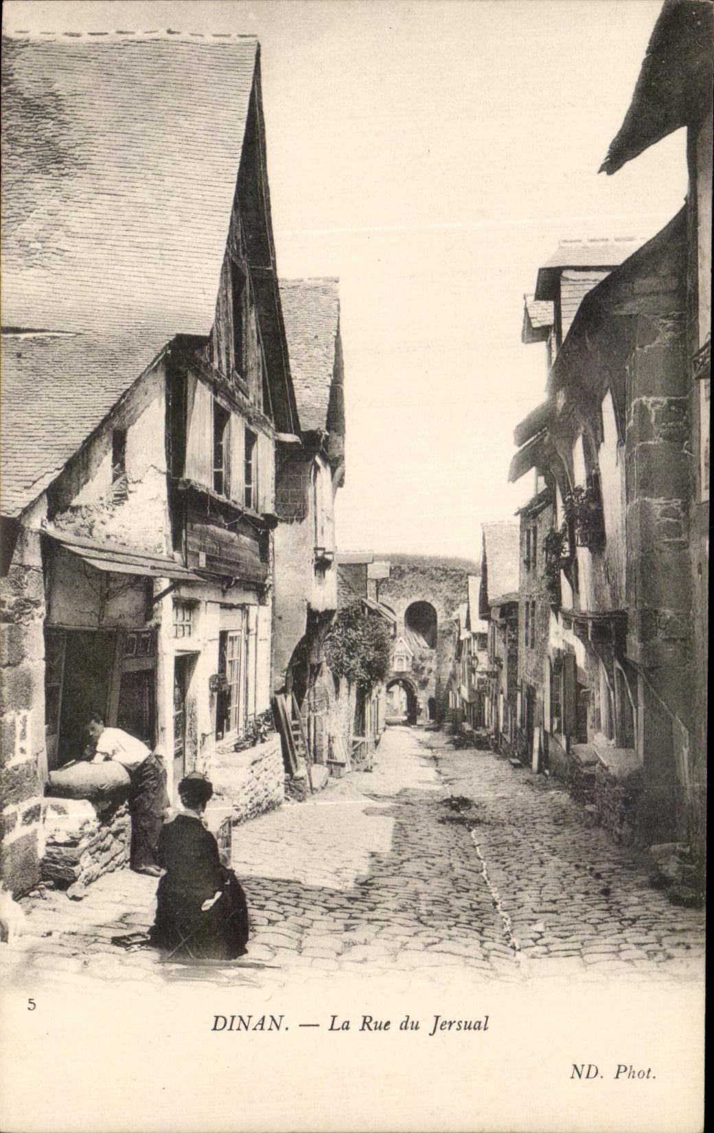 CPA Dinan La Rue du Jersual