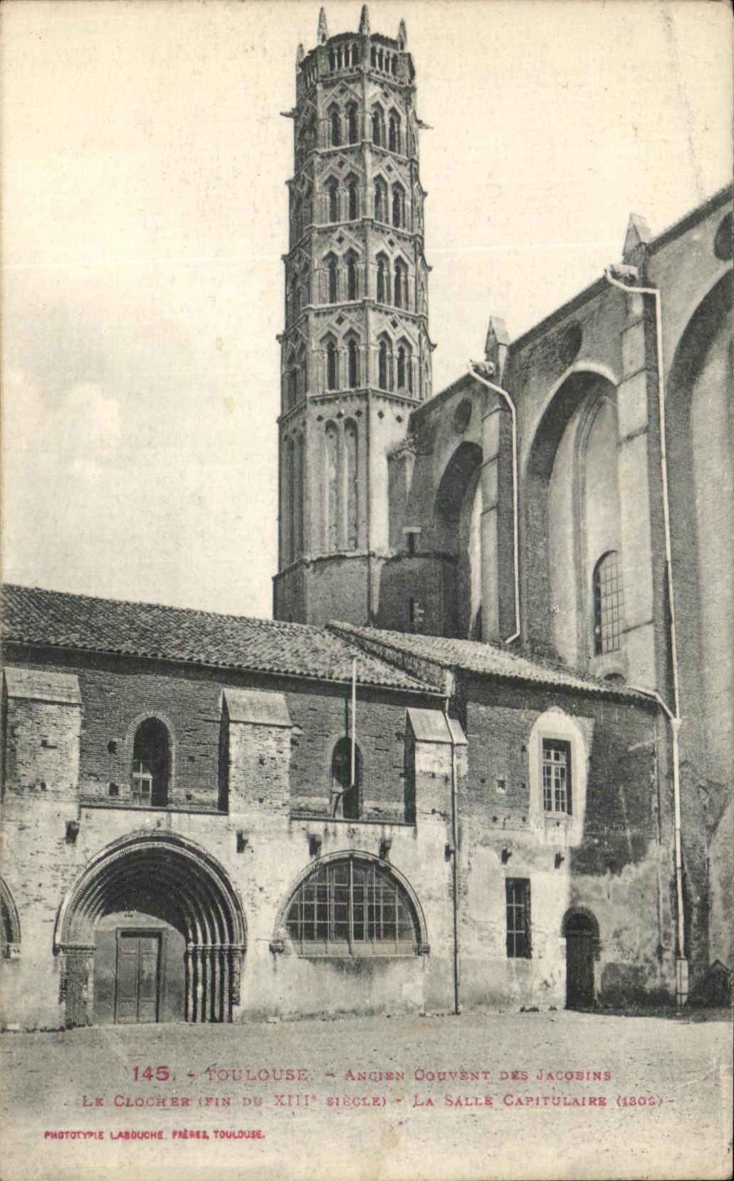 Cria Jacobins de CPA Toulouse Ancien la campana-torre