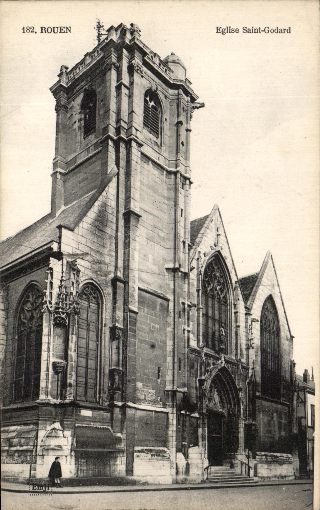 CPA Rouen Church Saint Godard