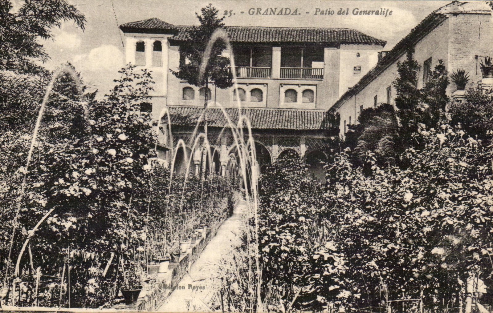 CPA Granada Patio del Generalife 
