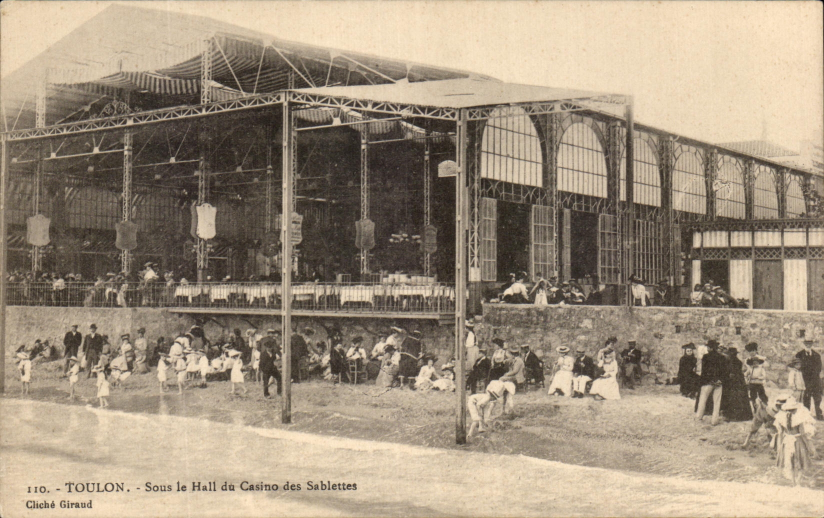 CPA Toulon Under the Hall of Casino of Sablettes