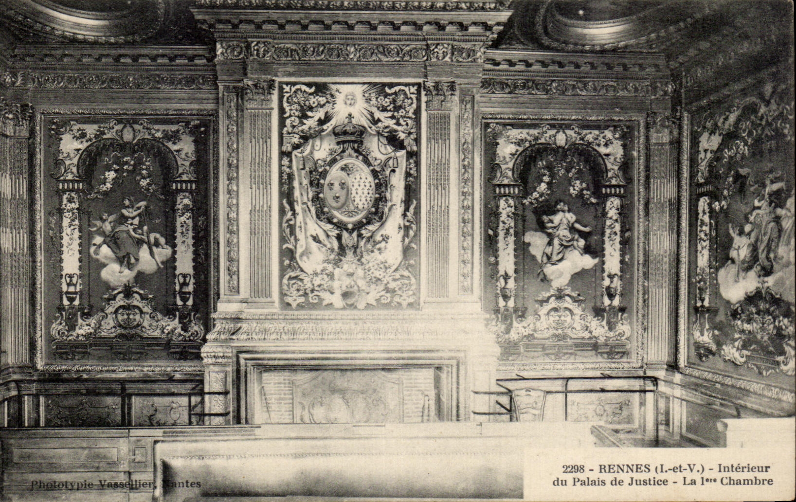 CPA Rennes Interieur Du Palais De Justice La 1er chambre
