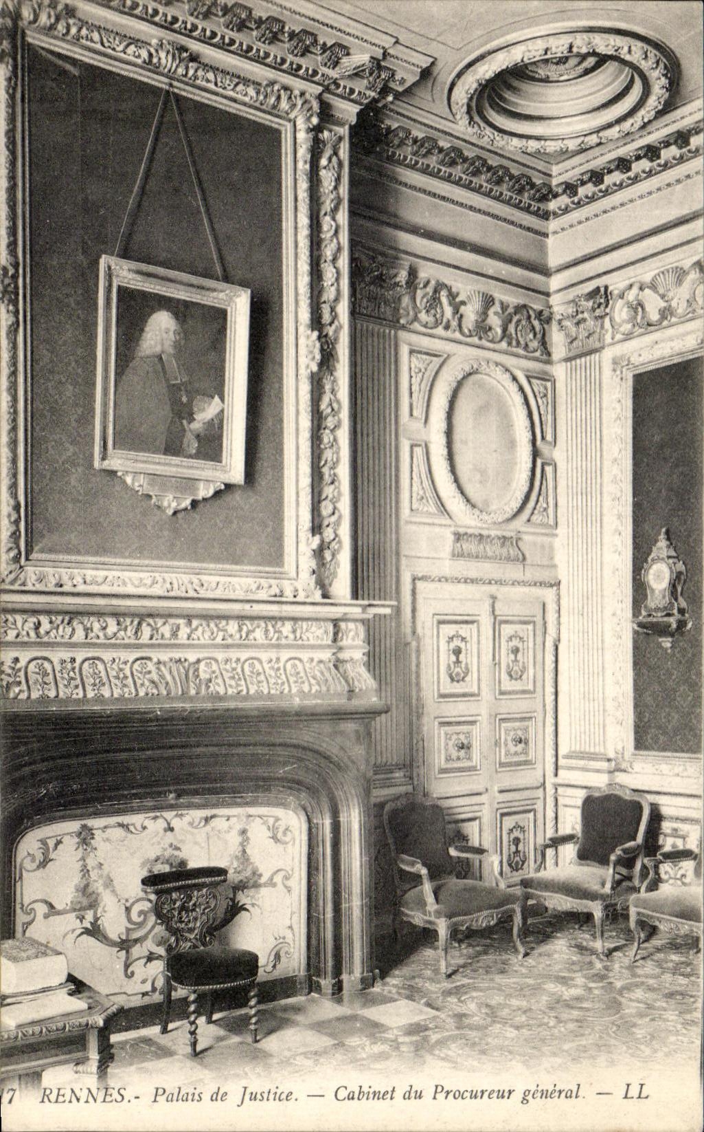 CPA Rennes Palais De Justice Cabinet Du Procureur General