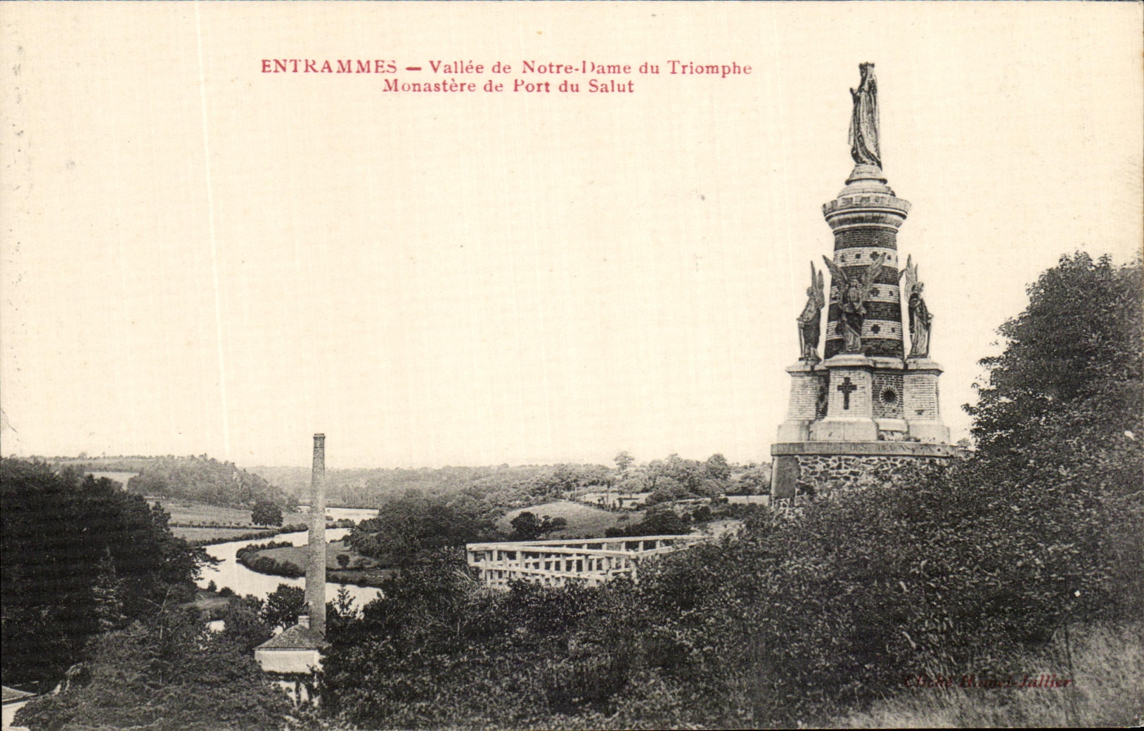 CPA Entrammes Valley of Notre Dame of the Triumph Monastery of Port of the hello