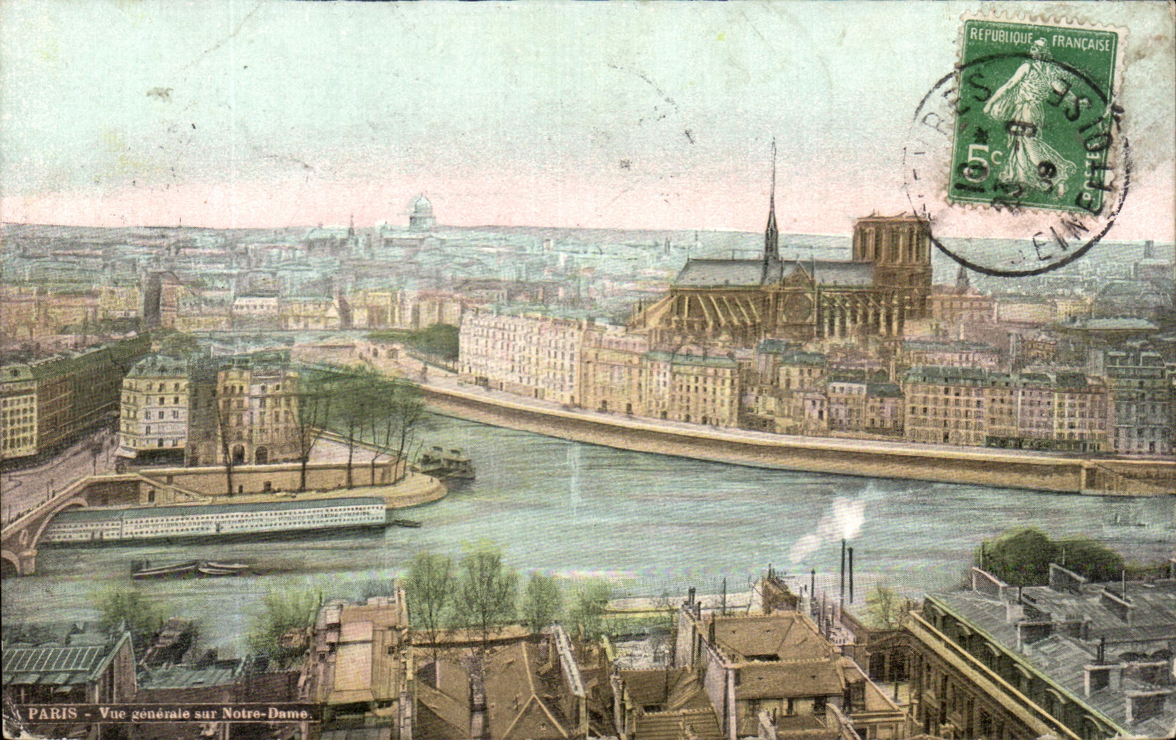 CPA Paris View on Our Lady