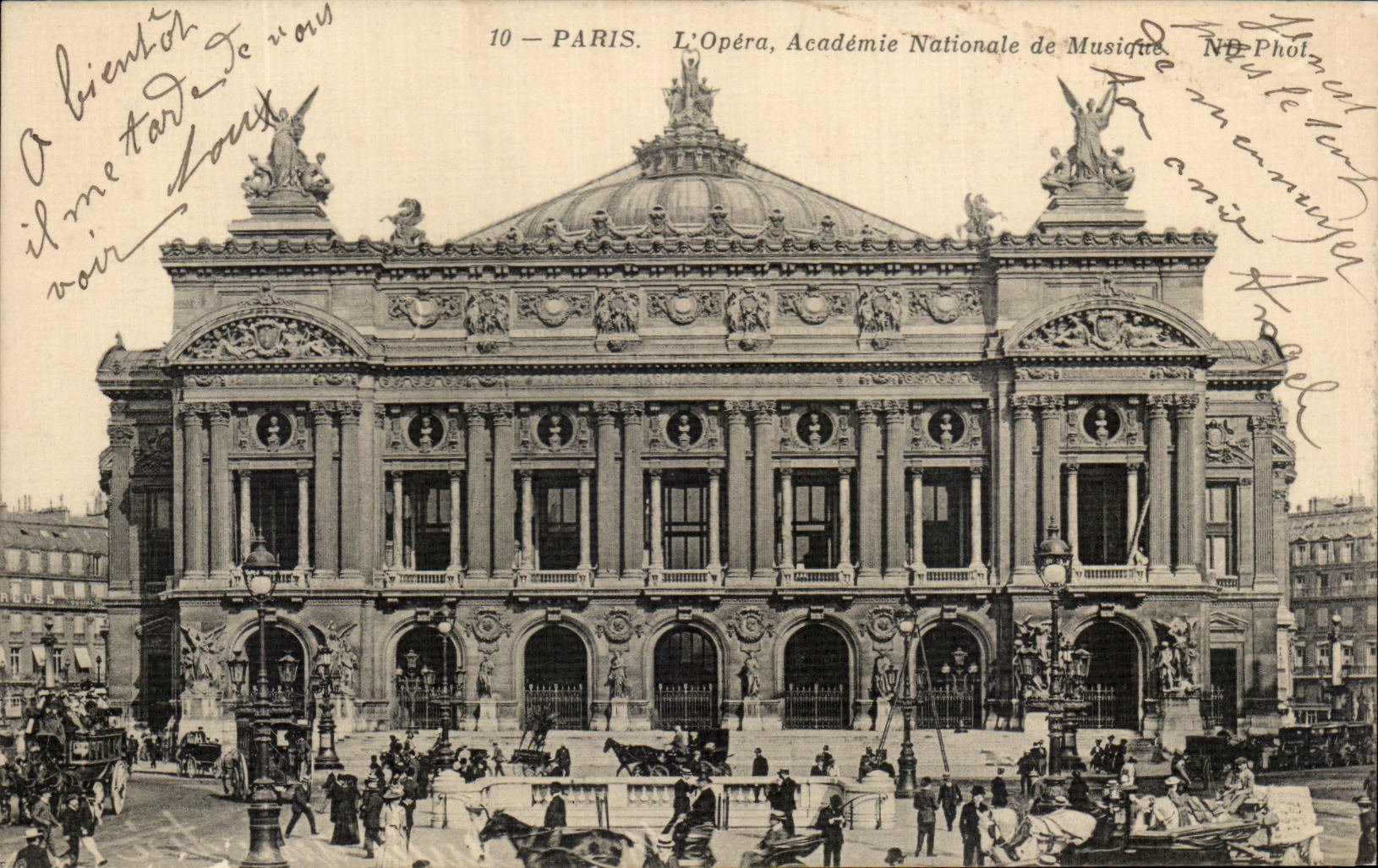 CPA Paris L'Opera Academie Nationale de Musique