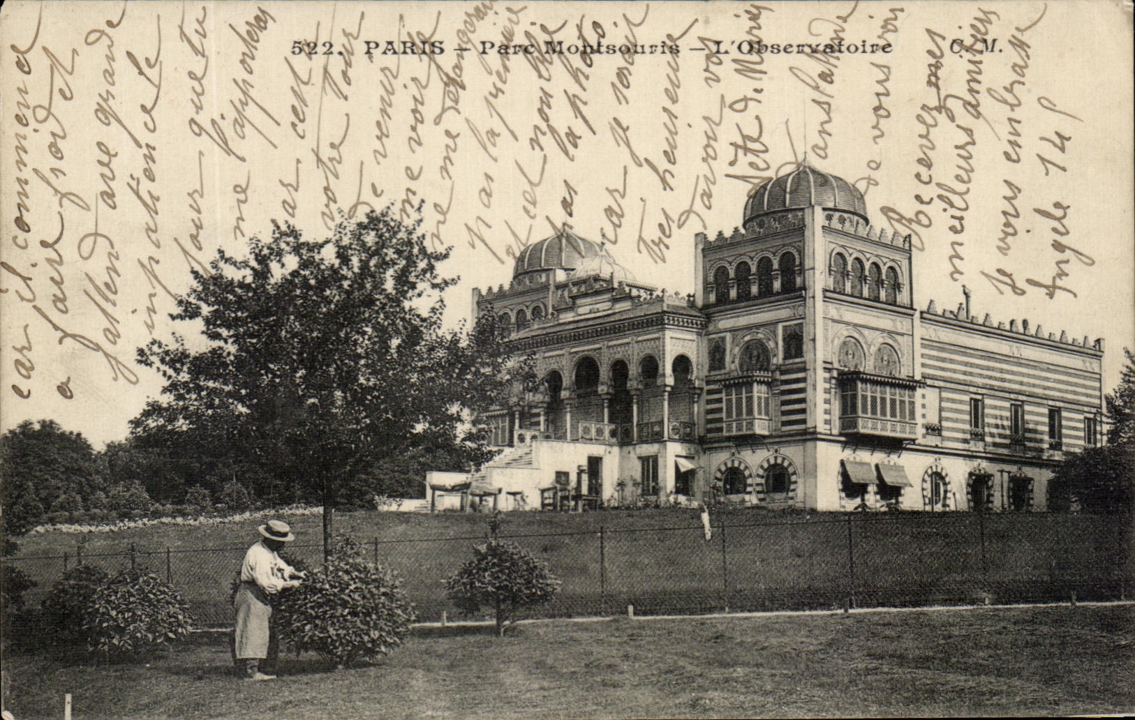 CPA Paris Montsouris Park the Observatory